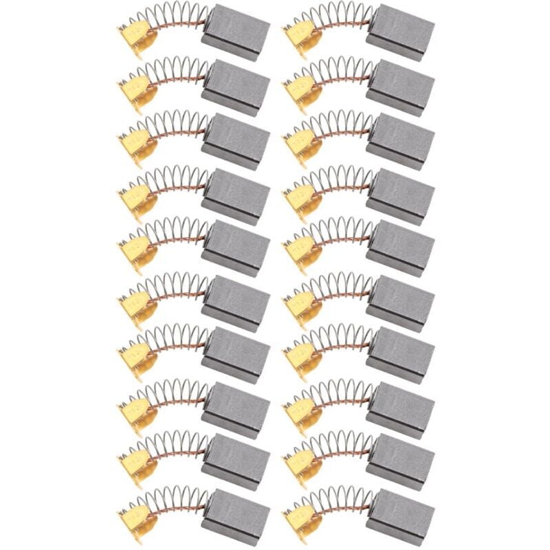 foto del prodotto 20 pezzi spazzole di carbone conduttore sostituibile per motore elettrico 101 6 10 15mm