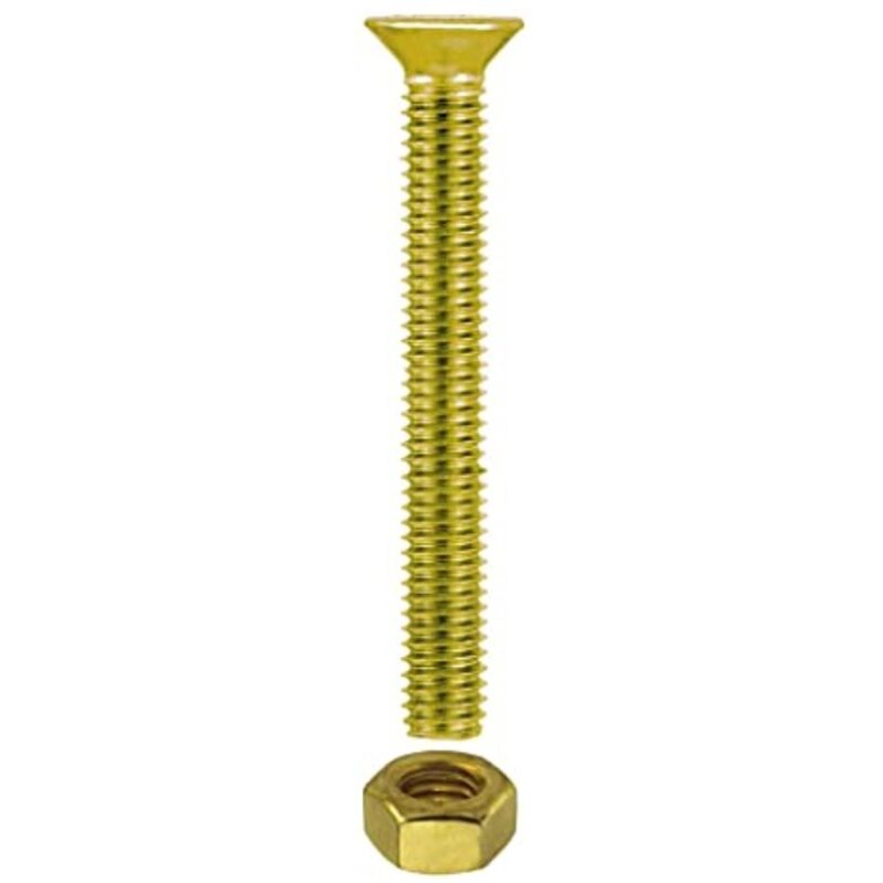 foto del prodotto 20 pezzi viti per metallo con testa piana svasata m3x10mm in ottone