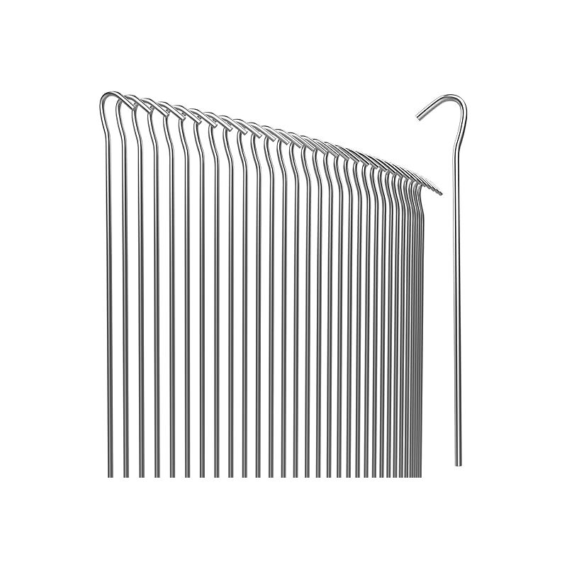 foto del prodotto 20 picchetti fissaggio tenda lega di alluminio 6mm per tenda da giardino