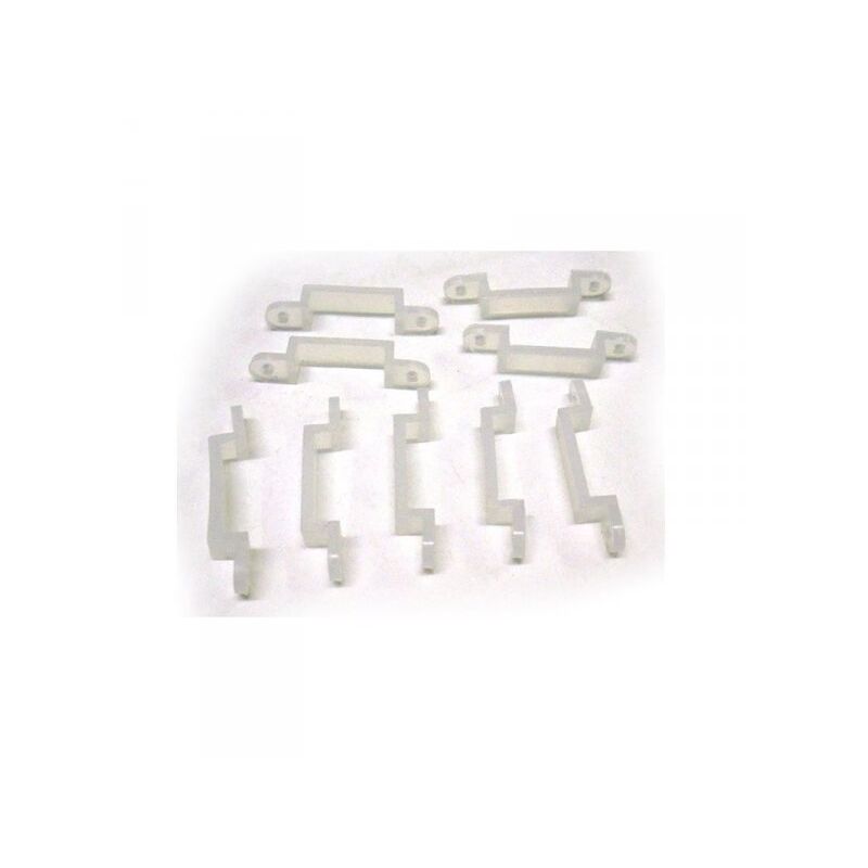 foto del prodotto 20 pz clip per fissare bobina strip led impermeabile da 10mm di larghezza