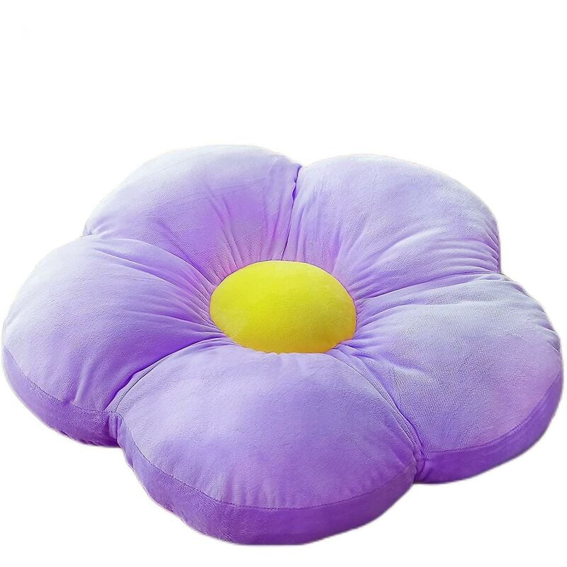 foto del prodotto 20 x 20 cuscino del sedile a forma di fiore, pouf cuscino rilassante trapuntato per bambini e adulti cuscino del sedile per camera da letto, angolo