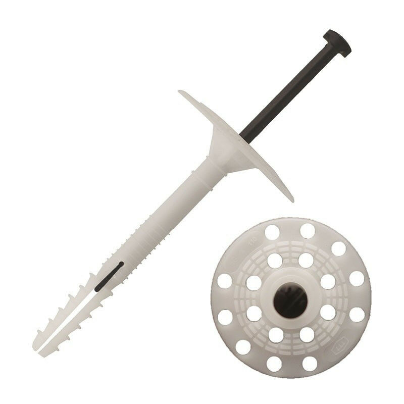 foto del prodotto 200 fissaggi isolanti rigidi 140 mm con chiodo in poliammide - fi10140 - scell-it