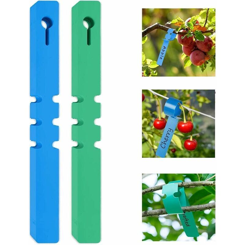 foto del prodotto 200 pezzi etichette per piante da giardino, etichetta per alberi da frutto, etichetta per piantine, etichetta per giardinaggio in plastica, marcatore