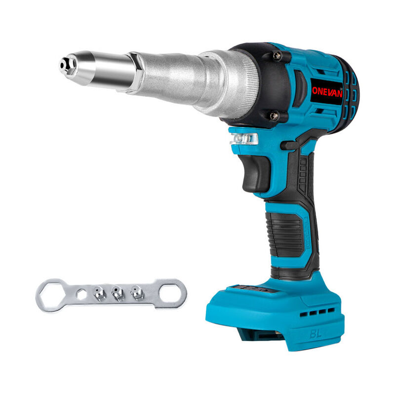 foto del prodotto 20000n 720w pistola per rivetti elettrica senza spazzole 2.4 5.0mm cordless rivetto dado pistola trapano inserto utensili elettrici per makita 18v