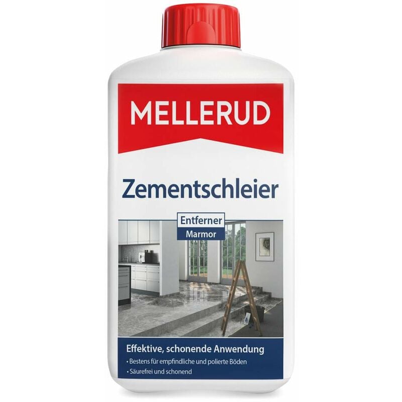foto del prodotto 2001000981 - detergente per residui di cemento, adatto per marmo e pietre naturali calcaree, 1 l - mellerud