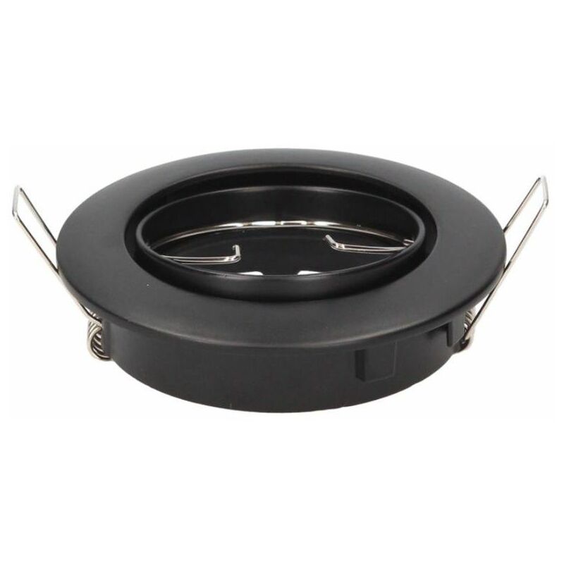 foto del prodotto 200405066 anello inclinabile mebrat rotondo incasso 84mm nero opaco gsc