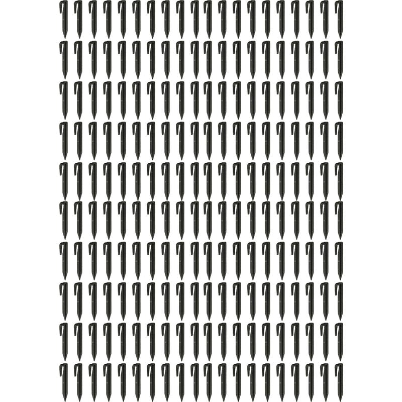 foto del prodotto 200x picchetti per cavo perimetrale compatibile con al-ko robolinho robot tosaerba - set di ancoraggi, plastica, nero - vhbw
