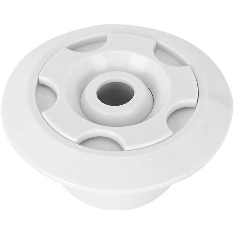 foto del prodotto 2023 ugello massaggiante rotondo bianco rotante a 360 da 2 pollici per piscina e spa