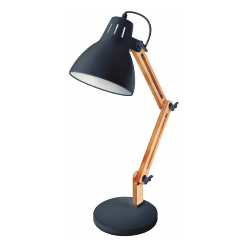 foto del prodotto 204200030 lampada da tavolo hamu e27 nera gsc