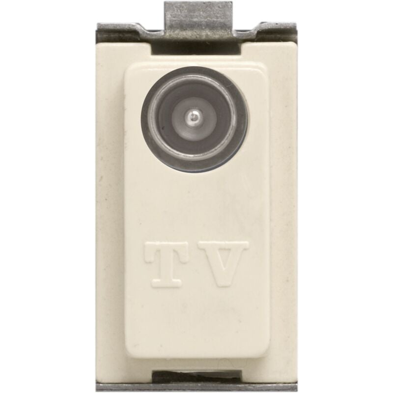foto del prodotto 2048 m presa tv passante maschio, avorio feb