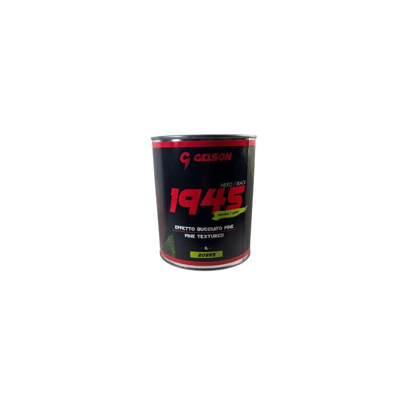 foto del prodotto 20555 1945 vernice monocomponente nera per plastiche da 1 lt gelson