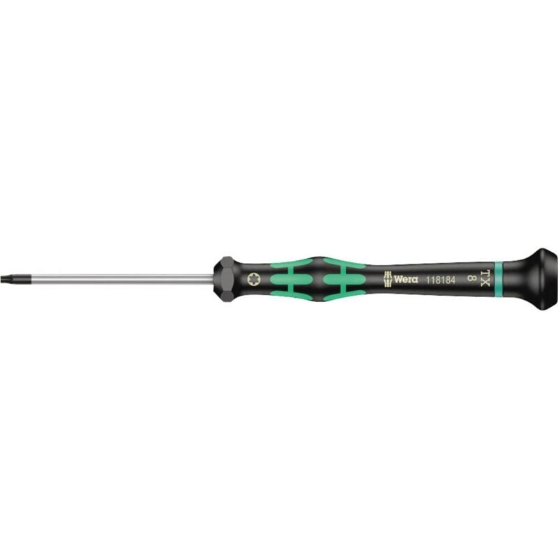foto del prodotto 2067 elettronica e meccanica di precisione cacciavite torx dimensione cacciavite t 8 lunghezza della lama 60 mm wera