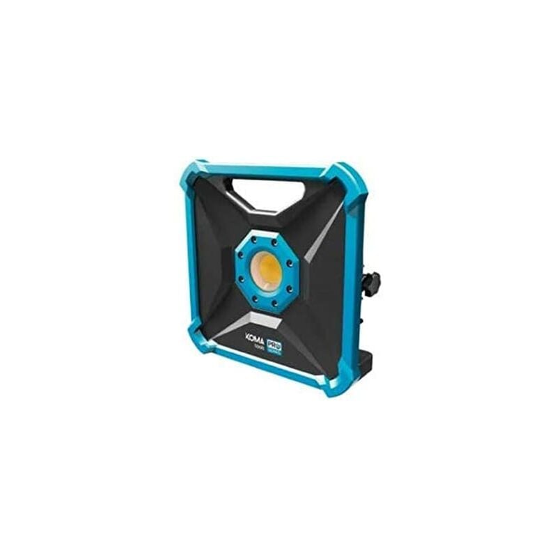 foto del prodotto 20w 1800 lumens faretto a led senza batteria e caricatore 22,8x7x22,8cm koma tools pro series battery