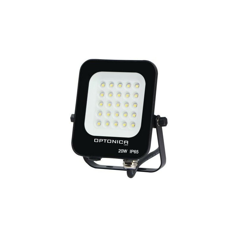 foto del prodotto 20w led proiettore nero ip65 1800lm 115w giorno di resistenza all acqua bianco 6000k