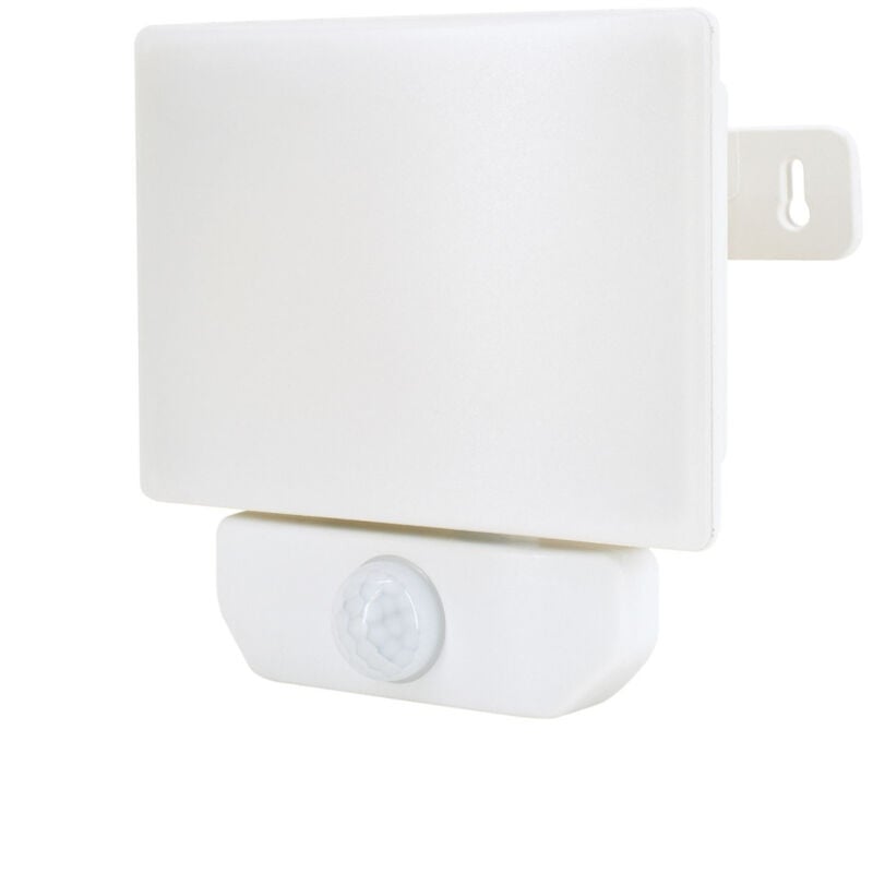 foto del prodotto 20w proiettore led bianco naturale 4000k 1800lm ip65 rilevatore pir 128x131x113mm