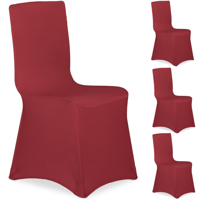 foto del prodotto 20x fodera coprisedia, rivestimenti, schienale, copertura universale, arredamento, decorazioni, rosso scuro