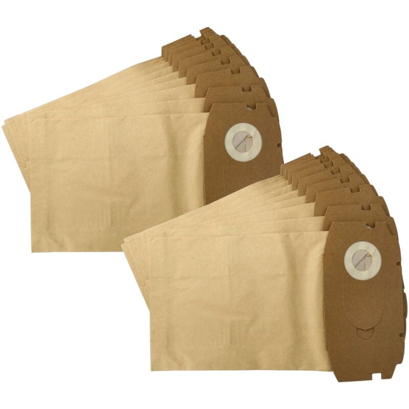 foto del prodotto 20x sacchetti compatibile con festo festool ct, ctl midi, ctl mini, ct mini, fis-ctl mini, fis-ct mini aspirapolvere - in carta - vhbw