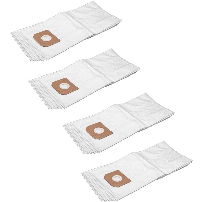 foto del prodotto 20x sacchetti compatibile con menzer vc 760 aspirapolvere in microfibra, bianco vhbw