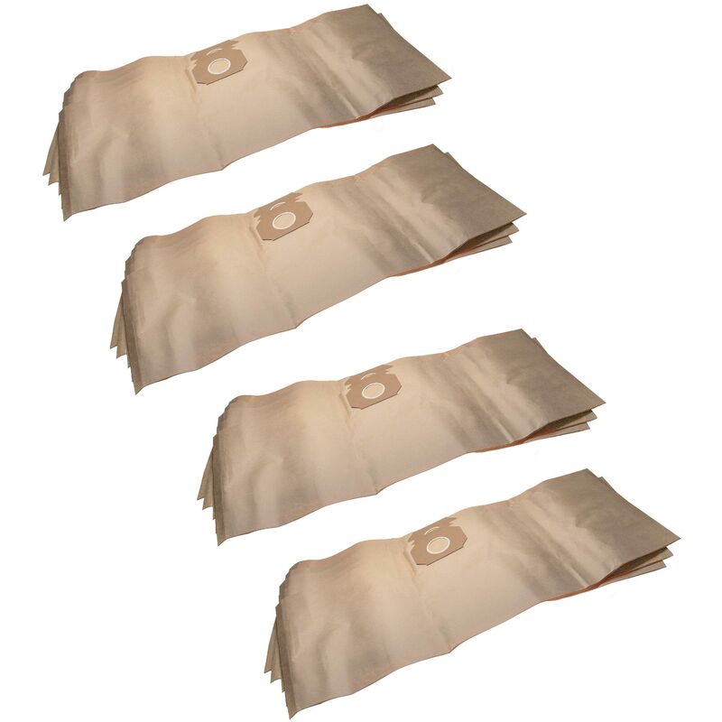 foto del prodotto 20x sacchetti compatibile con thomas inox 1445 sfe, 1545 s, 1545 sfe, 45 s professional aspirapolvere in carta, 90.9cm x 38.15cm, marrone vhbw
