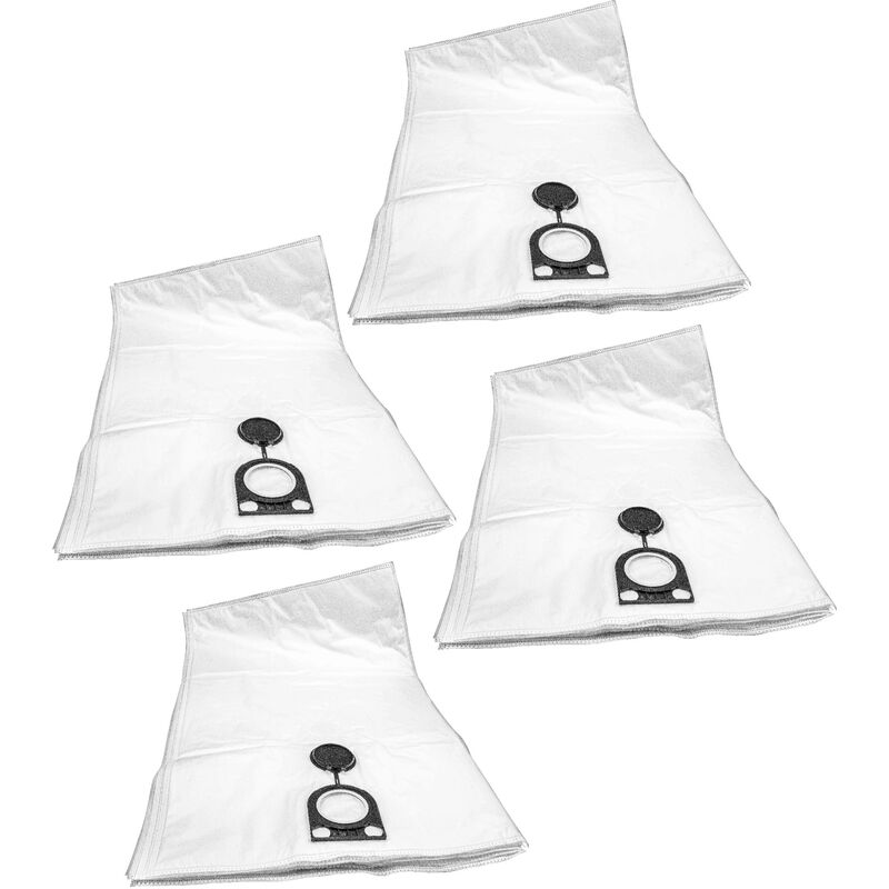 foto del prodotto 20x sacchetto compatibile con bauhaus herkules inox 20 ms, herkules 15 aspirapolvere microfibra, 50cm x 33cm bianco vhbw