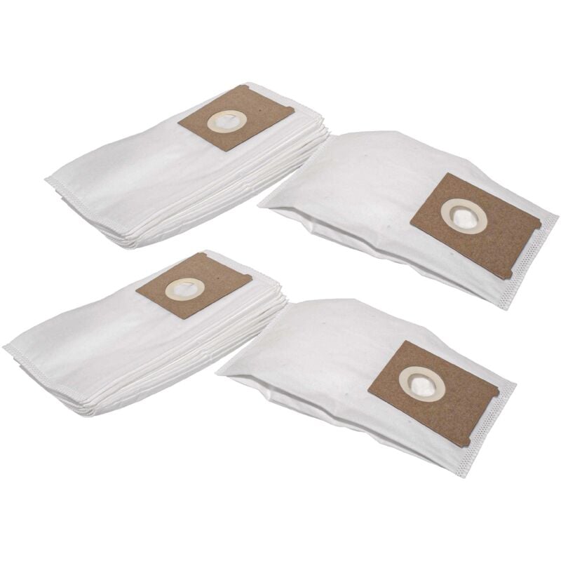 foto del prodotto 20x sacchetto compatibile con bosch ventaro psm 1400, psm1400 aspirapolvere in microfibra, 30cm x 16cm, bianco vhbw