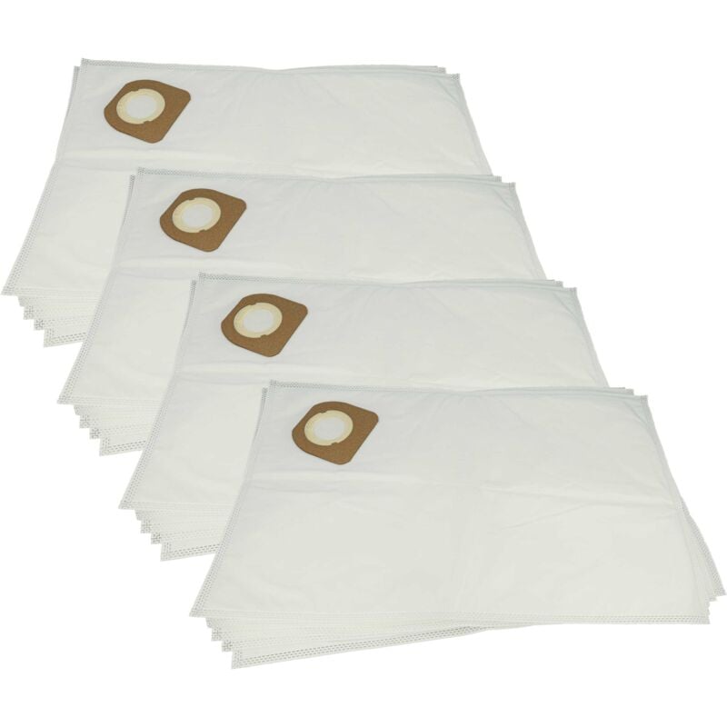 foto del prodotto 20x sacchetto compatibile con dewalt dcv586mk aspirapolvere microfibra, tipo m, 55cm x 34cm bianco vhbw