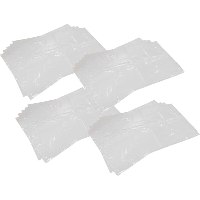 foto del prodotto 20x sacchetto compatibile con dustcontrol f 2500, f 3500, dc 3800 aspirapolvere - 85cm x 50cm trasparente - vhbw