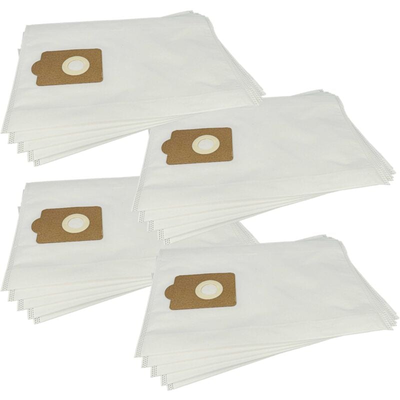 foto del prodotto 20x sacchetto compatibile con ghibli as 10 p, as 7 aspirapolvere - microfibra, volume di 20 l, 47cm x 30cm bianco - vhbw