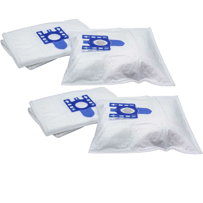 foto del prodotto 20x sacchetto compatibile con miele allergy control, allergy stop aspirapolvere - in microfibra, typ g h n, 30cm x 22cm, bianco blu - vhbw