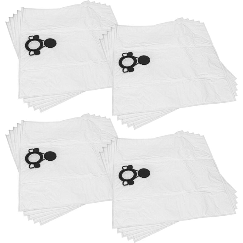 foto del prodotto 20x sacchetto compatibile con milwaukee as500elcp aspirapolvere microfibra poliestere, 61cm x 59cm bianco vhbw