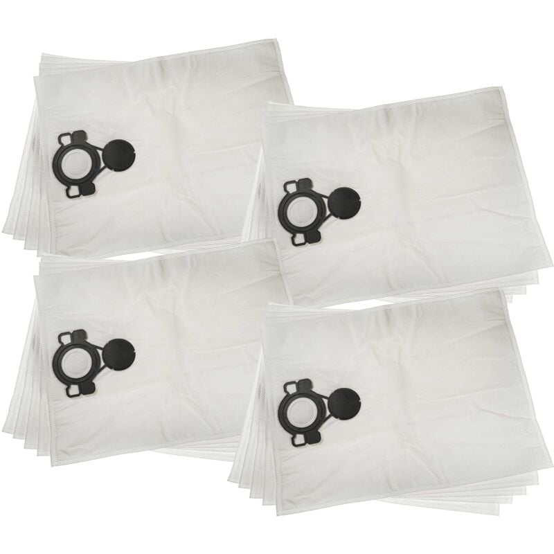 foto del prodotto 20x sacchetto compatibile con nilfisk aero 21 21 pc, 21 21 pc inox, 25 11, 25 21 aspirapolvere microfibra, 32cm x 23cm bianco vhbw