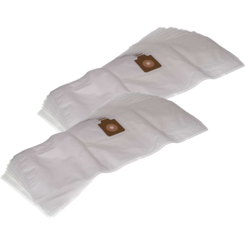 foto del prodotto 20x sacchetto compatibile con nilfisk alto ergo clean, 964, 934 terrier cubic, 950 aspirapolvere - microfibra, 75cm x 17cm bianco - vhbw