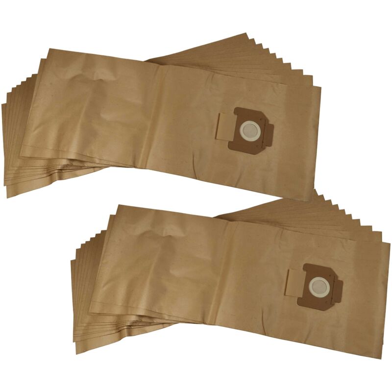 immagine 0 del prodotto 20x sacchetto compatibile con nilfisk attix 751 2m, 751 xx, 17, 19, 751 11, 751 21 aspirapolvere carta, 94cm x 35cm marrone vhbw