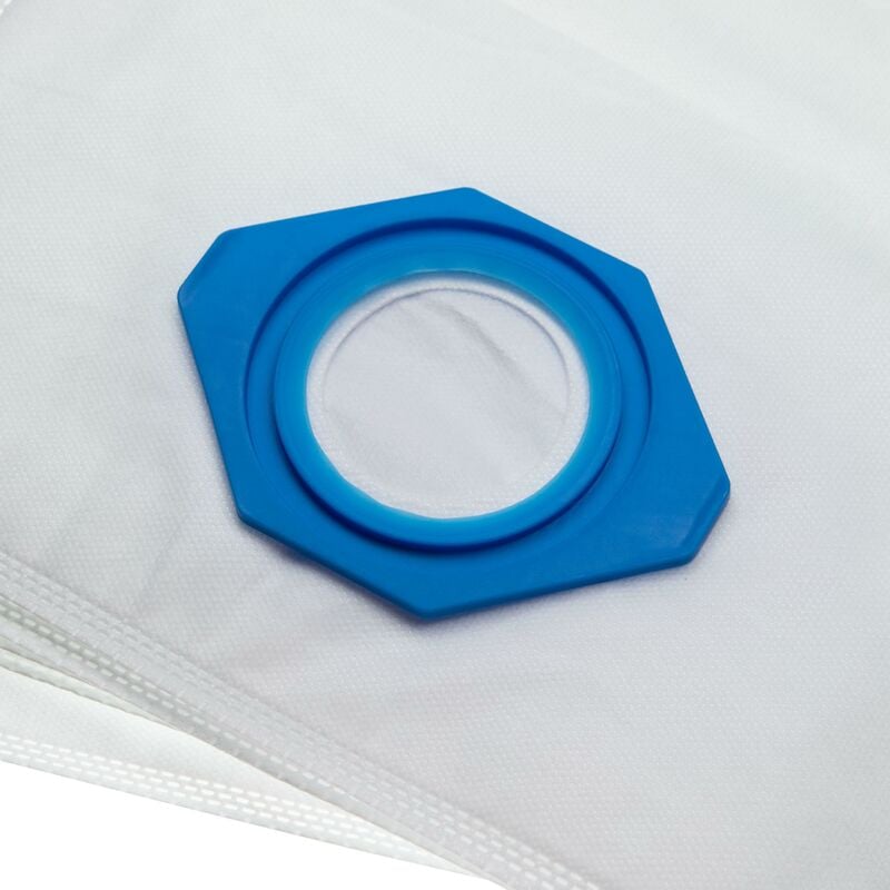 foto del prodotto 20x sacchetto compatibile con nilfisk gs 90 c, gs 90 p, gst, gsc, hds1005, gsf 80 aspirapolvere - microfibra, 37,8cm x 29,8cm bianco - vhbw