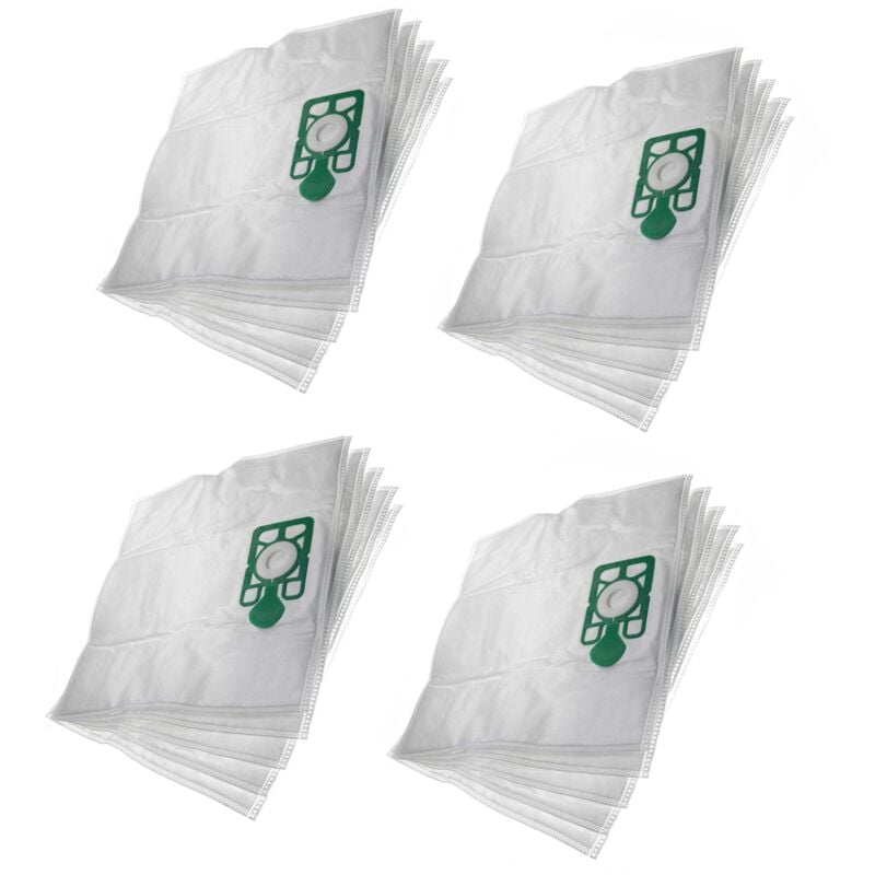 foto del prodotto 20x sacchetto compatibile con numatic nrv 370, nvp 370, nvq 370, nvq 380, psp 370 a aspirapolvere microfibra, 43cm x 43cm bianco vhbw