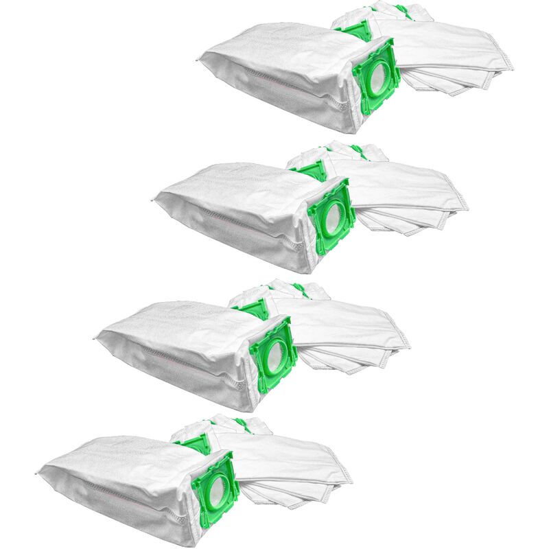 foto del prodotto 20x sacchetto compatibile con sebo airbelt k1 hunter, k1 komfort, k1 lemon, k1 onyx aspirapolvere in microfibra, 29cm x 14cm, bianco vhbw
