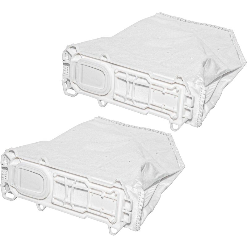 foto del prodotto 20x sacchetto compatibile con vorwerk folletto vk135, vk135sc, vk136, vk 135, vk 136 aspirapolvere in microfibra, 31cm x 23cm, bianco vhbw