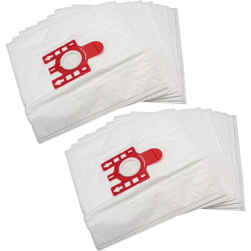 foto del prodotto 20x sacchetto dell aspirapolvere sacchetto compatibile con hoover telios te70 te00 100 plus aspirapolvere in microfibra, 28cm x 20cm, bianco