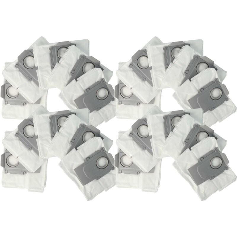 foto del prodotto 20x sacchetto per la polvere compatibile con roborock t8 robot aspirapolvere - sacchetto per la stazione di aspirazione - vhbw