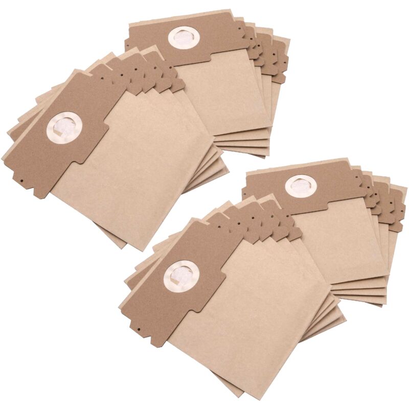 foto del prodotto 20x sacchetto sostituisce aeg taglia 13, taglia 11 per aspirapolvere 26cm x 21cm marrone vhbw