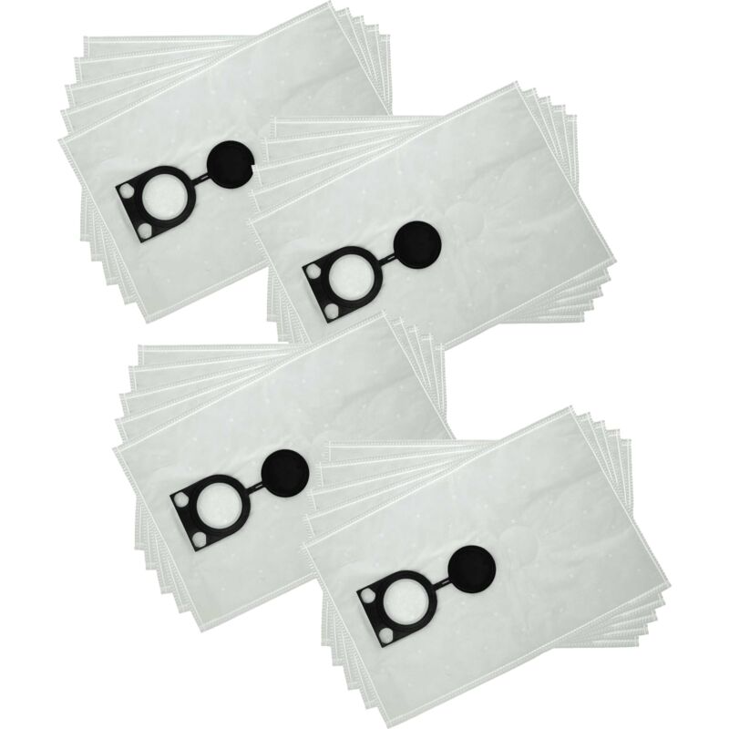 foto del prodotto 20x sacchetto sostituisce bosch 2607432037 per aspirapolvere microfibra, 50cm x 33cm bianco vhbw