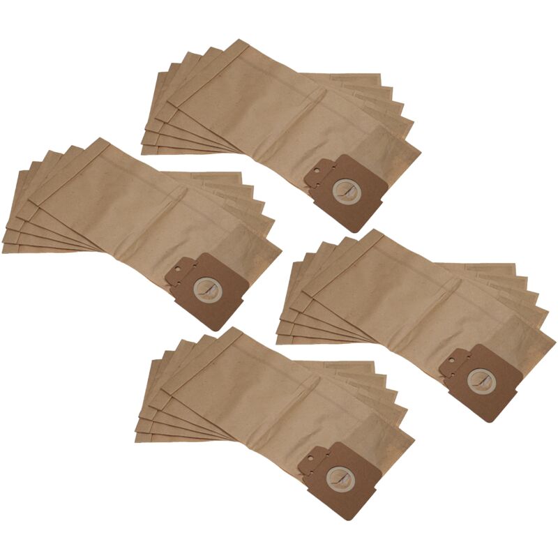 foto del prodotto 20x sacchetto sostituisce k rcher 6.904 305.0, 6.904 294.0, 4002667779448 per aspirapolvere 35cm x 16cm marrone vhbw