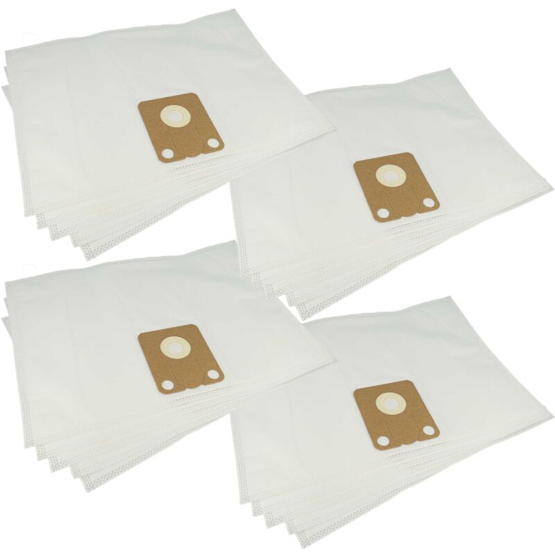 foto del prodotto 20x sacchetto sostituisce vermop 7441 per aspirapolvere microfibra, 31,5cm x 41,5cm bianco vhbw