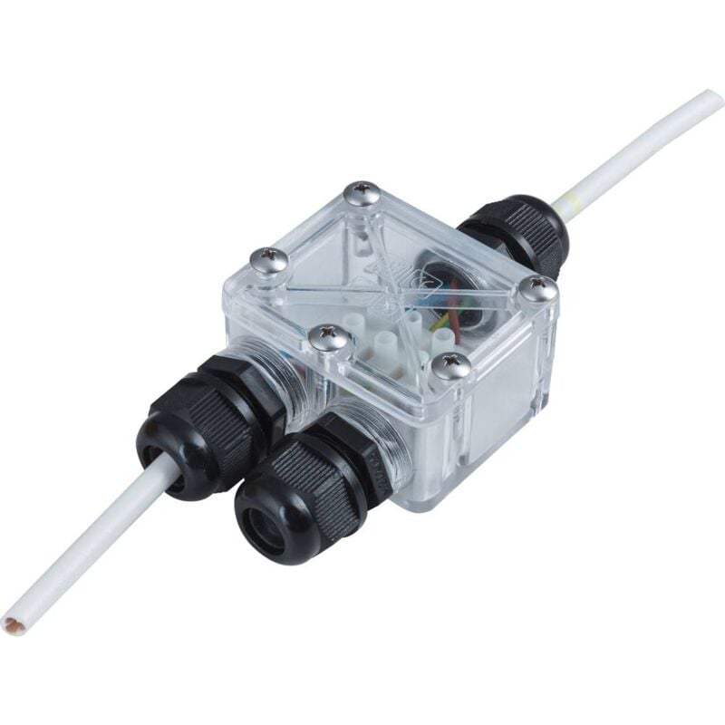 foto del prodotto 21041 distributore a 2 vie 230 v 4 cm trasparente heitronic