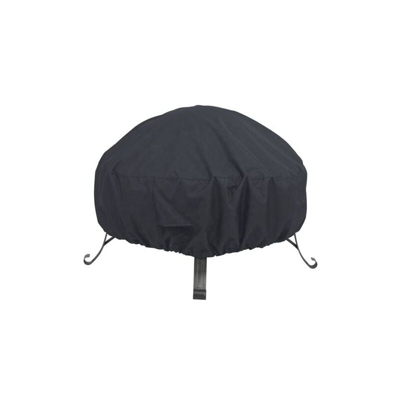 foto del prodotto 210d housse de brasero ronde de 85 cm de diam tre x 40 cm,housse imperm able et coupe vent,noir