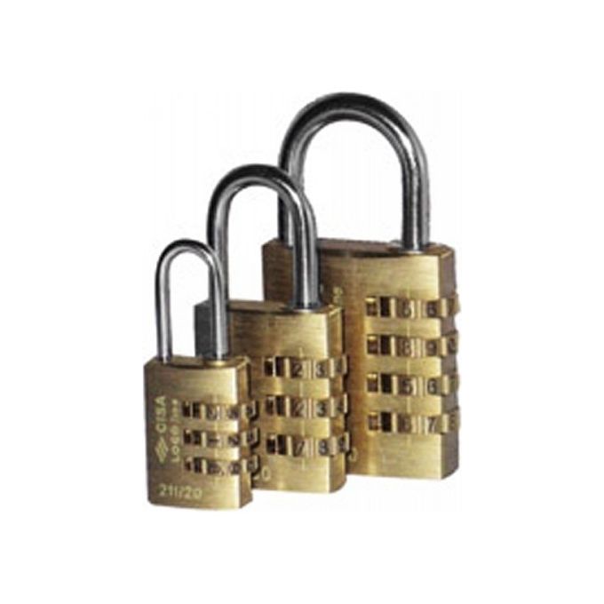 foto del prodotto 21190 lucchetto etto logo combinaz.mm 30 cisa