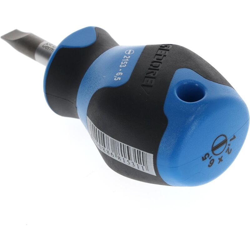 foto del prodotto 2153 6,5 cacciavite, forma corta, fessura 6,5 mm