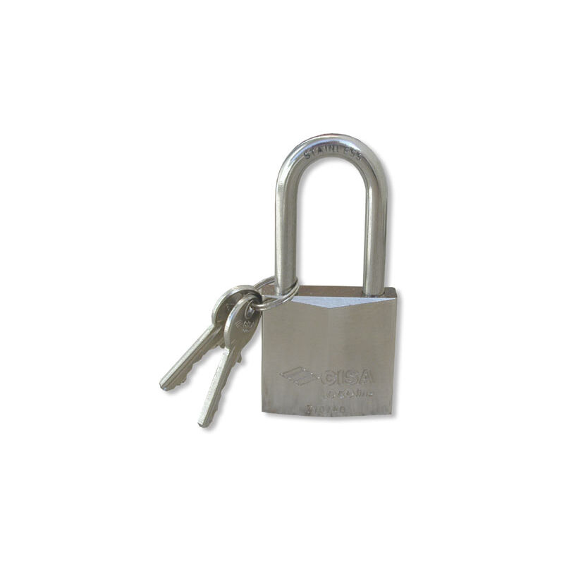 foto del prodotto 21711 lucchetto et.logo inox arco l.mm40 cisa