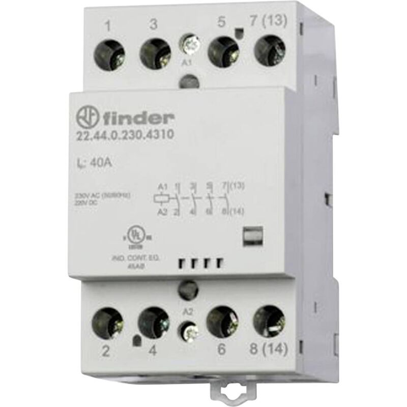 foto del prodotto 22.44.0.024.4410 contattore d installazione 4 nc 440 v ac 1 pz. finder
