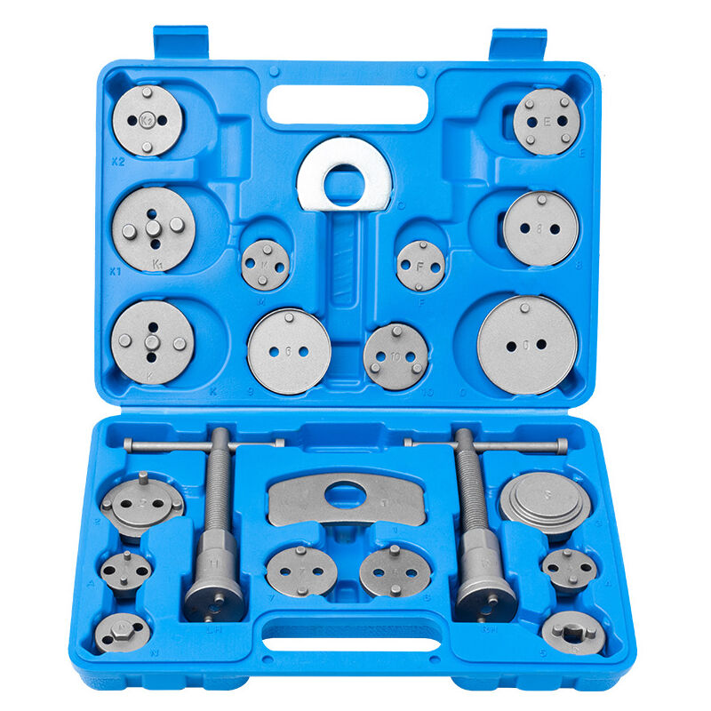 foto del prodotto 22 pezzi set di rimozione pistone freno set di strumenti per rimozione pistone freno kit di strumenti pistone strumenti pinza freno per strumento di